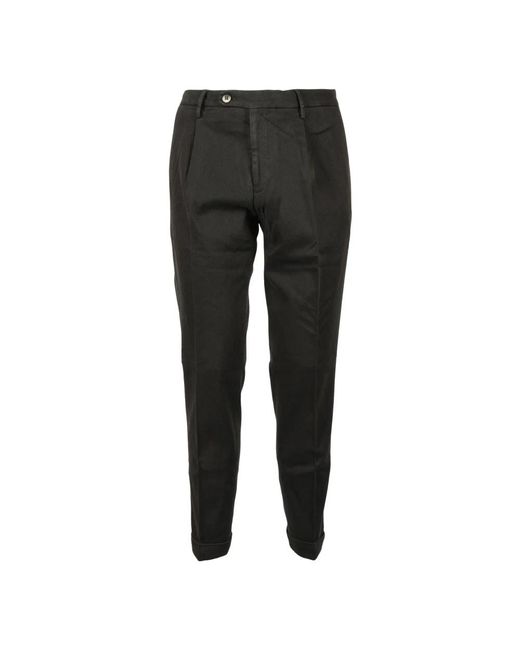 Slim-Fit Trousers di Michael Coal in Black da Uomo