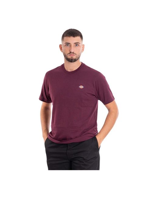T-shirt a maniche corte mapleton uomo di Dickies in Purple da Uomo