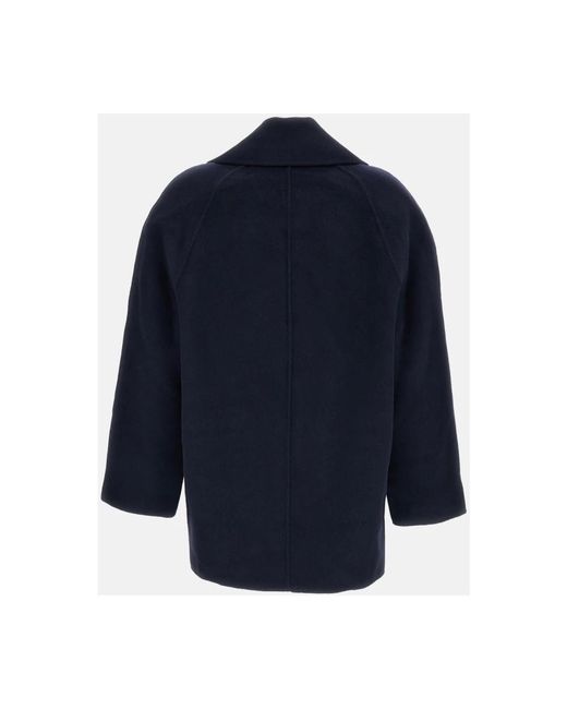 Loulou de Saison Blue Double-Breasted Coats