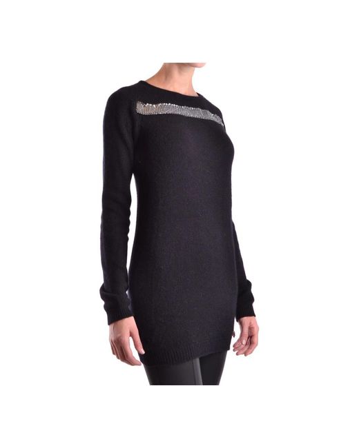 Balmain Blue Round-Neck Knitwear