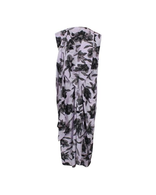 Christian Wijnants Purple Maxi Dresses
