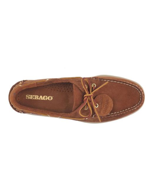 Sebago Brown Boat Shoes for men