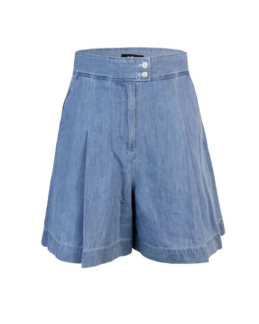 A.P.C. Blue Short Shorts
