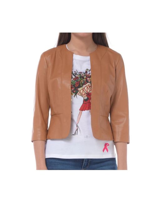 Nenette Night Jacket in het Brown