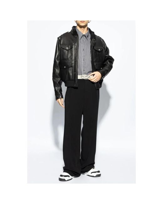 Casual Shirts di DIESEL in Gray da Uomo