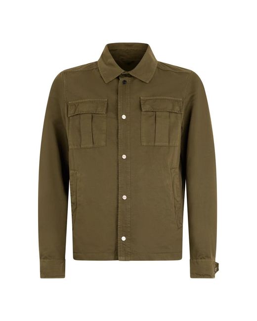 Herno Green Light Jackets for men