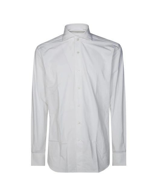 Xacus Overhemden ,Wit ,Stijlvolle Shirt in het Gray voor heren