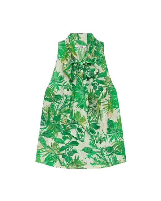 Maliparmi Top En Tanktops Van Polyester in het Green