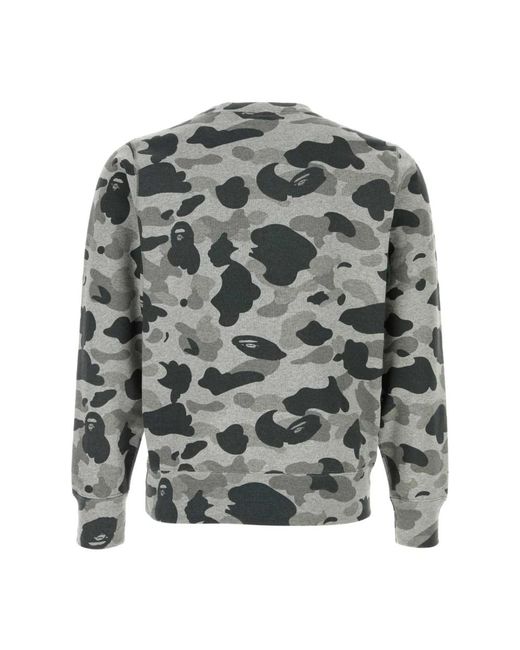 A Bathing Ape Gray Sweatshirts for men