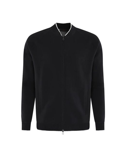 Peuterey Sweater Mit Durchgehendem Reißverschluss in Black für Herren