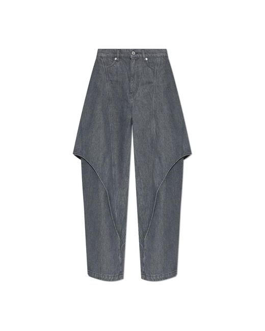 J.W. Anderson Loose-Fit Jeans in het Gray