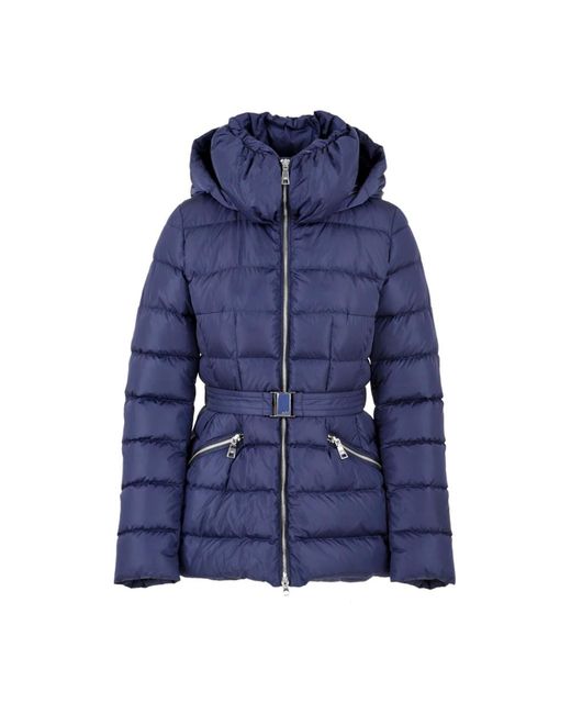 Add Blue Jacke mit reißverschluss vorne und kapuze