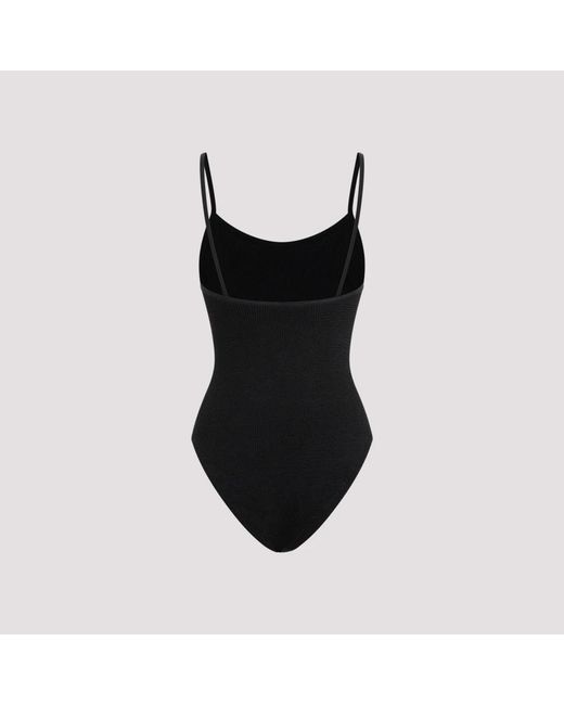 Hunza G Black One-piece