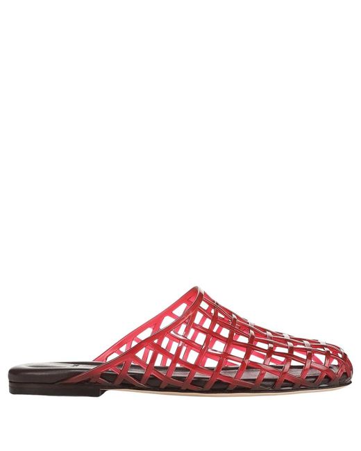 Mules Vince de color Red