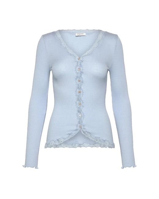 Rosemunde Truien & Vesten ,Blauw ,Gebreid Vest in het Blue