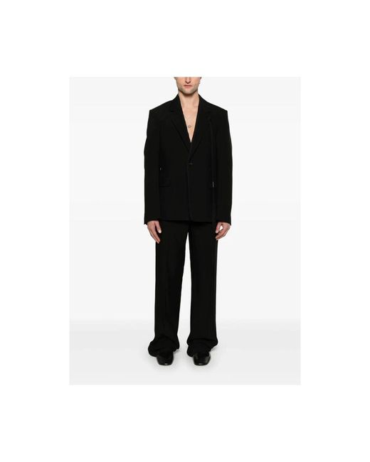 Wide Trousers Ann Demeulemeester de hombre de color Black