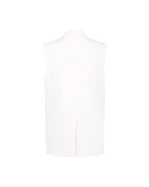 Max Mara Vests in het White