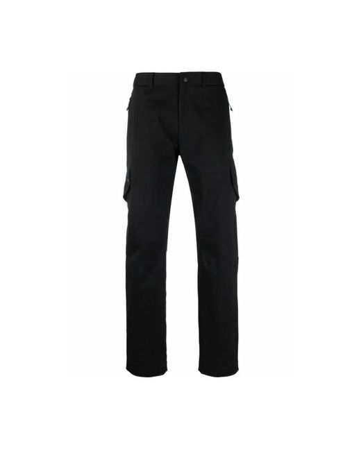 Trousers > straight trousers Moncler pour homme en coloris Black