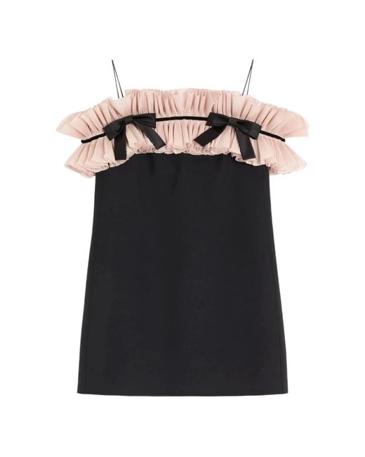 Valentino Black Short Dresses