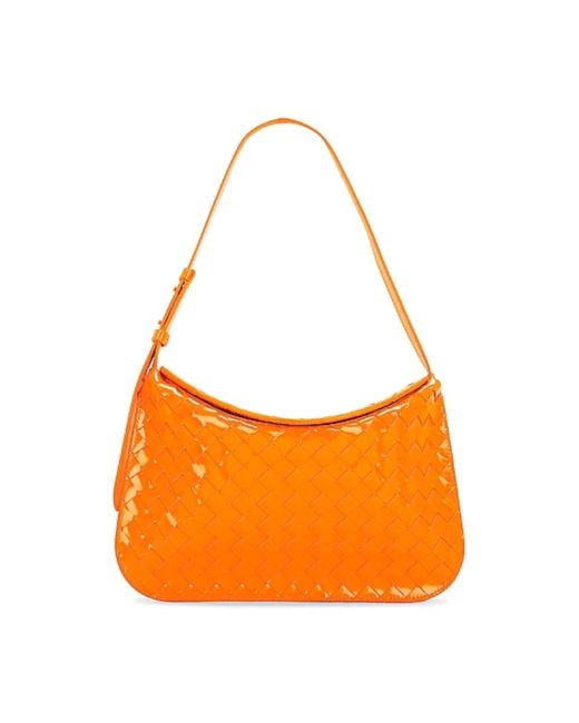 Bottega Veneta Orange Shoulder Bags