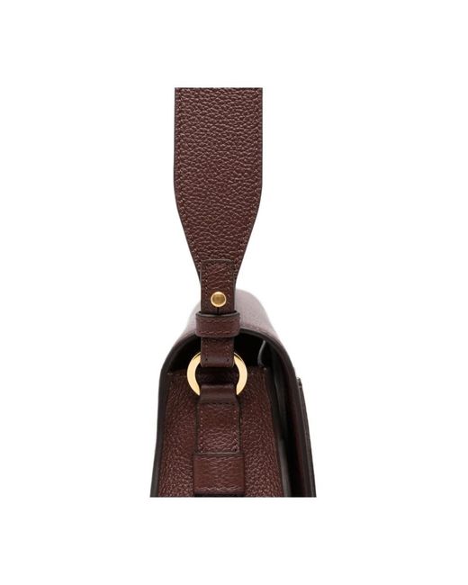 Chloé Brown Marcie Leather Saddle Bag