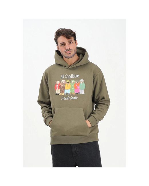 Market Green Hoodies for men