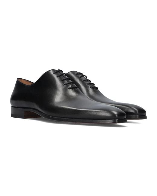 Magnanni Shoes Schnürschuhe Aus Leder in Black für Herren