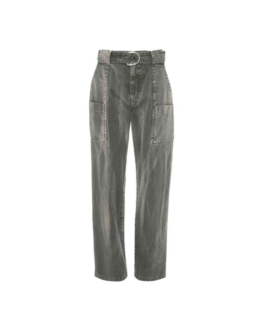 Wide leg cargo pantalones J.W. Anderson de color Gray