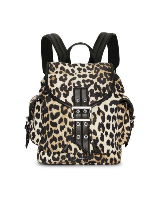 Ganni Black Bucky Backpack