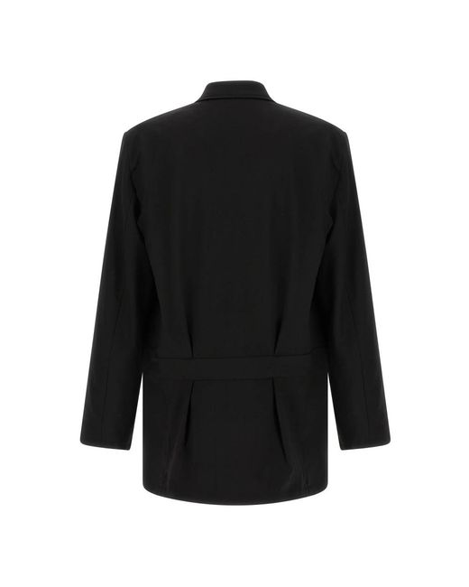 Y-3 Wool Chore Coat in het Black voor heren