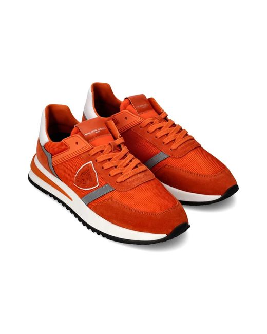 Philippe Model Red Sneakers for men