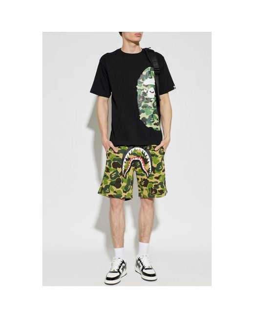 A Bathing Ape Black T-Shirts for men