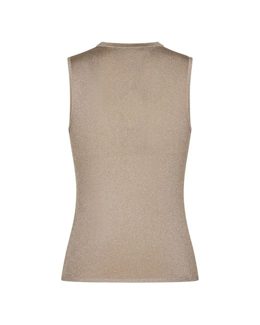 Max Mara Brown Sleeveless Tops