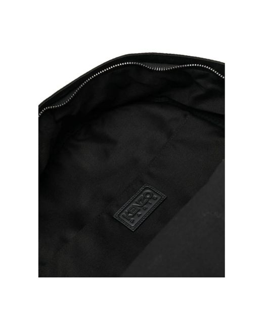 KENZO Varsity tiger bestickter rucksack schwarz,backpacks in Black für Herren