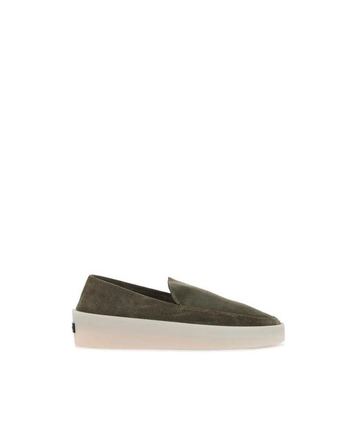 Fear Of God Wildleder slip-on mokassin stil schuh in Green für Herren