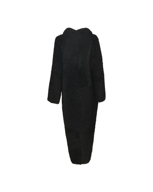 Simonetta Ravizza Black Schwarze mäntel kollektion