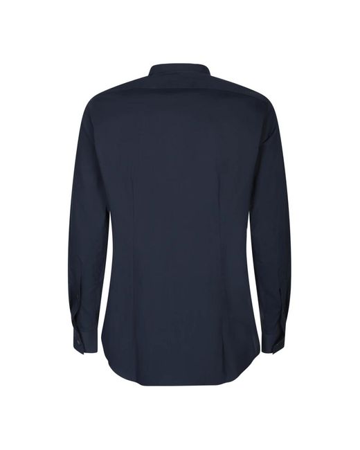 Dell'Oglio Blue Casual Shirts for men