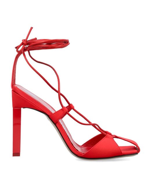 The Attico Red High Heel Sandals