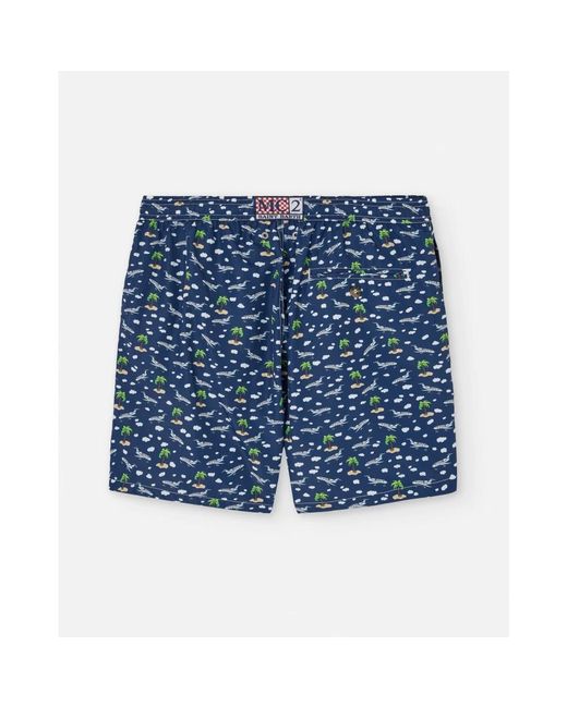 Mc2 Saint Barth Blue Beachwear for men