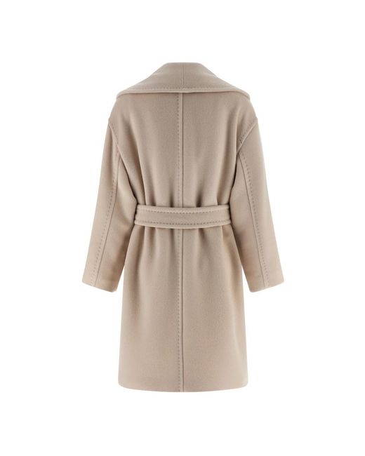 Max Mara Natural Belted Coats