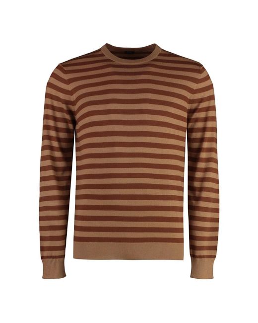 Malo Brown Cashmere Knitwear for men