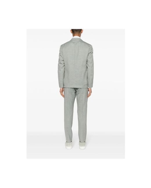 Eleventy Gray Single Breasted Suits for men