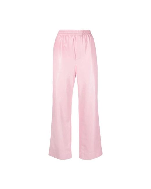 Nanushka Pink Wide Trousers