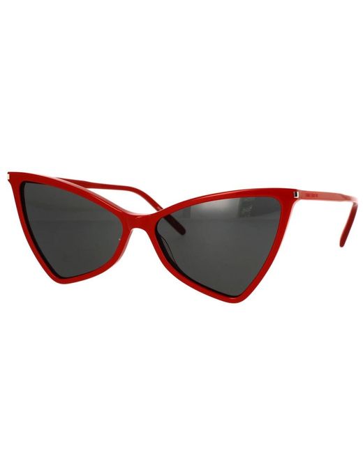 Saint Laurent Red Ikonoische sonnenbrille sl 475 jerry