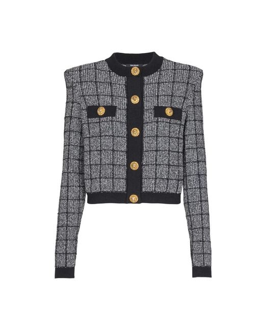 Cardigans Balmain en coloris Black