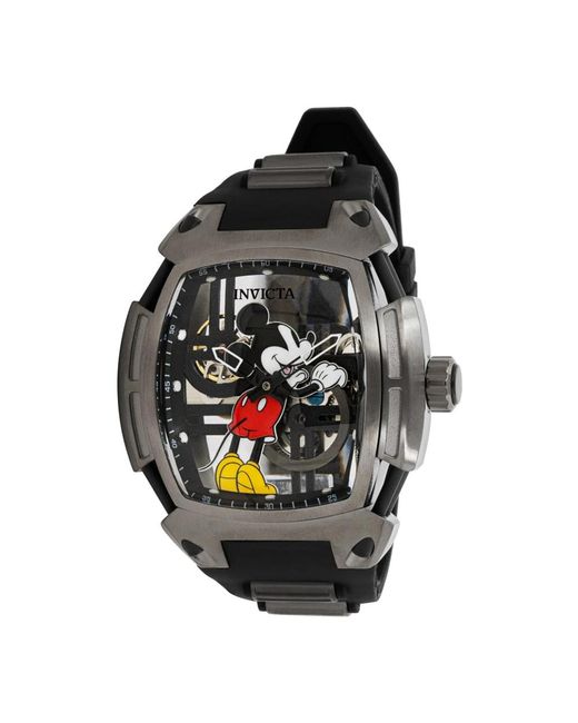 Mickey mouse orologio meccanico di INVICTA WATCH in Black da Uomo