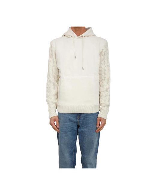 Guess Hoodies & Sweatvesten ,Katoen Hoodie Logo Sweatshirt in het Blue voor heren