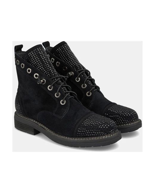 Lace-Up Boots di Alma En Pena. in Black