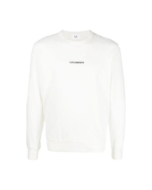 C P Company White Sweatshirts for men