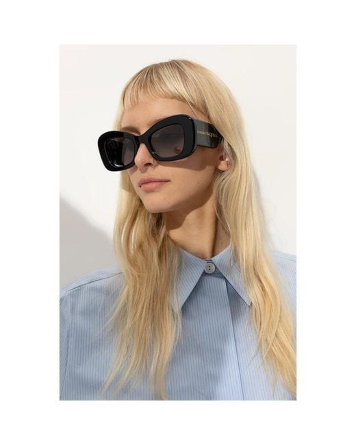 McQueen Black Sunglasses